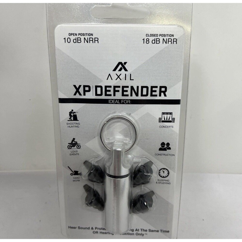 AXIL XP Reactor Earplugs XPR-SM/L  Reduces 33dB New